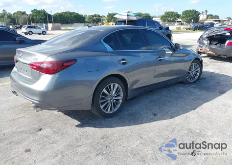 2019 Infiniti Q50 3.0T Luxe z USA, uszkodzony, nr VIN JN1EV7AP3KM543143